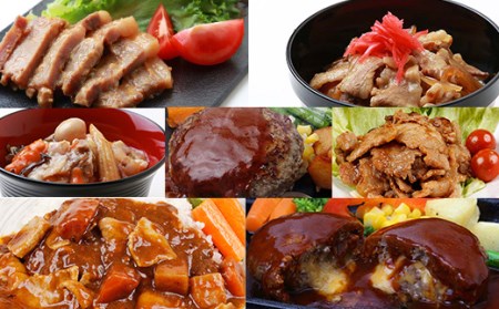 【3か月定期便/隔月】金の桜黒豚簡単調理おかずセット7種×全3回定期便(レンジ対応)【D-077H】