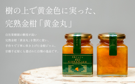 完熟きんかん「黄金丸」マーマレード 4本セット 金柑 ジャム 柑橘 果物 パンやヨーグルトに フルーツ 朝食 清木場果樹園 瓶入り プレゼント ギフト 贈答用 贈り物 手土産 南さつま市