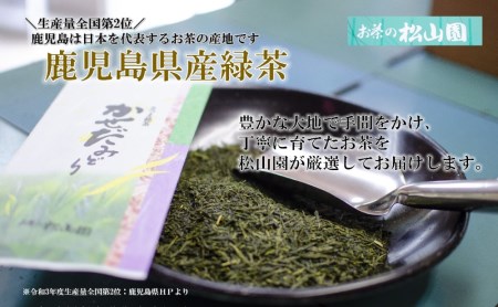 【鹿児島県産緑茶】かせだみどり（80g×5袋） お茶 茶葉 日本茶 緑茶 飲料 飲み物 ギフト 贈答用