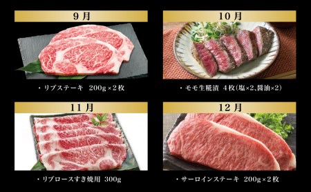 【全12回】プレミアムブランド和牛「小田牛」定期便 （～極～）鹿児島県産黒毛和牛 ステーキ すき焼き しゃぶしゃぶ ローストビーフ ハンバーグ カレー 総菜 おかず レトルト 冷凍 小田畜産 南さつま市
