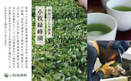 【日本茶AWARD受賞】高級深蒸し茶「さえみどり」 3本セット (100g×3袋)   鹿児島県産 かごしま お茶 日本茶 緑茶 茶葉 南さつま市 小牧緑峰園