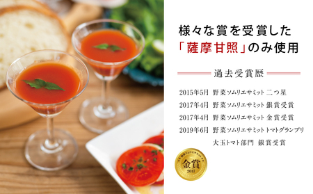 鹿児島県産 フルーツトマト 薩摩甘照ジュース 計1L（500ml×2本） さつまあまてらす トマト とまと 野菜 ジュース 飲料 ドリンク 高槻電器工業 南さつま市
