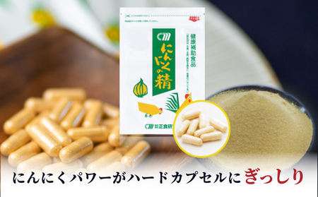 【健康補助食品】 にんにくの精（31粒入り×3袋） にんにく 卵黄 健康 美容 にんにく卵黄 食品 ニンニク 正食研究所 鹿児島 南さつま市