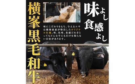 鹿児島県志布志市産横峯黒毛和牛のロースすき焼き肉(計450g) 鹿児島県産 国産 牛肉 牛 スライス 希少牛 ロース ウデ すき焼き c5-032