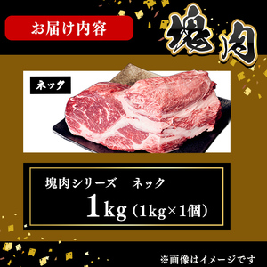 塊肉シリーズ ネック 計1kg(1kg×1個) a5-355