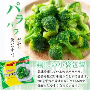 鹿児島県産 冷凍ブロッコリー(計1.2kg) ブロッコリー 野菜 冷凍 カット カット野菜 国産 簡単 手軽 サラダ 味噌汁 スープ お弁当 a1-039