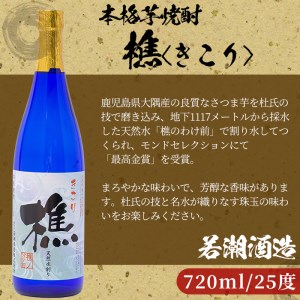 志布志の焼酎蔵めぐりセット(720ml×6本・粉末緑茶2g×10本) c6-074