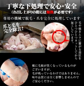 a1-070 【訳あり・業務用】九州産黒豚豚足 半割 計10kg