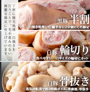 A5 222 訳あり 業務用 豚足3種セット 合計10kg 鹿児島県志布志市 ふるさと納税サイト ふるなび