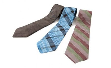 大島紬ネクタイ(あまみのうみ) A083-001-01