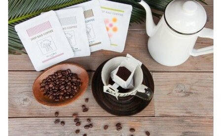 【自家焙煎】【ドリップバッグ】「豆と麦」人気のコーヒー4種 A017-004-01 コーヒー 4種 詰め合せ セット 自家焙煎 12g×16パック ドリップバッグ ギフト 贈り物 お祝い