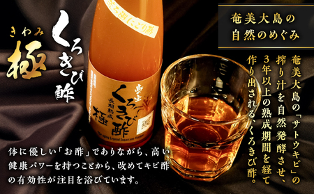 健康 黒糖 兄弟 （ くろきび酢 と 純黒糖 の セット ） A037-031 酢 お酢 さとうきび サトウキビ ミネラル 熟成 島の宝 ふるさと納税 奄美 おすすめ ランキング プレゼント ギフト