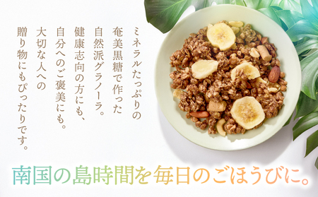 Amami フルーツ グラノーラ 約 200g 黒糖 保存料 無添加 A198-001 フルーツグラノーラ 加工食品 加工品 キャラメリゼ 島フルーツ 果物 果実 Plumeri Cafe ふるさと納税 鹿児島 奄美市 おすすめ ランキング プレゼント ギフト