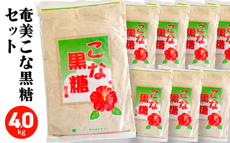 奄美こな黒糖 8袋セット A195-005-01 黒糖 さとうきび 調味料