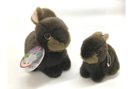 ご当地ぬいぐるみ アマミノクロウサギ〝ぴょん太とお母さん〟