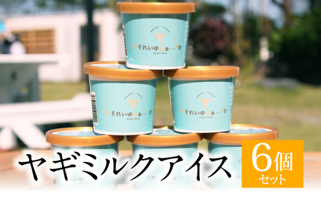 ヤギミルクアイス 6個セット A006-012 奄美大島 着色料不使用 香料不使用 搾りたて デザート スイーツ アイスクリーム 香料 / 着色料不使用 保冷箱入り ギフト 贈答用 
