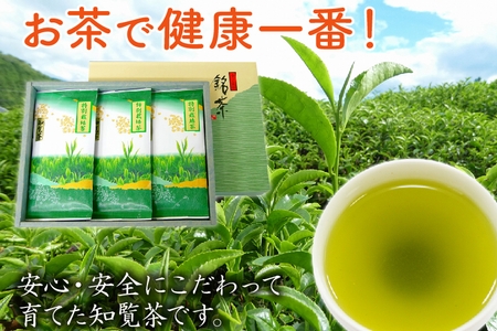 002-19 お茶で健康!こだわりの知覧茶3本セット