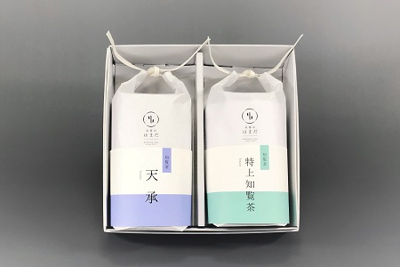 031-06 かわいいパッケージの高級知覧茶2本ギフト