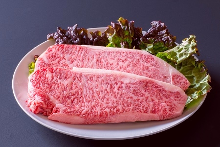 023-23 4等級以上!かわなべ牛サーロインステーキ2枚