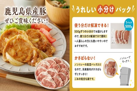 【全3回】鹿児島県産豚ローススライス定期便 126-03