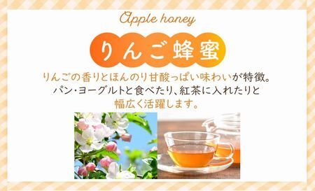 054-32 旅するはちみつ300g【りんご蜂蜜】