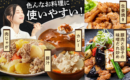 【全6回】鹿児島県産豚切り落とし定期便 126-06