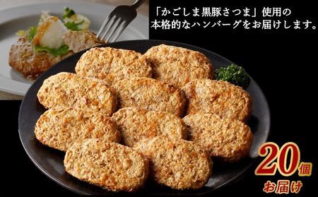 052-39 かごしま黒豚ハンバーグおろしソース20個