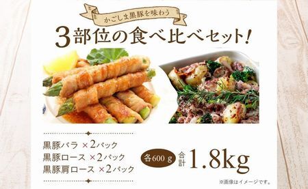 052-40 「かごしま黒豚さつま」スライス3種1.8kgセット