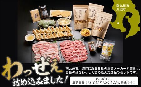 072-03 南九州市川辺町自慢の逸品をわっぜぇ詰め込んだ【極味】セット