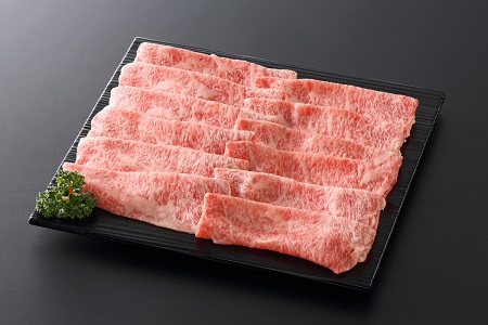 080-11 鹿児島県産黒毛和牛ロースすきしゃぶ400g