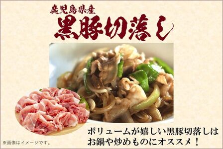 027-79 鹿児島県産黒豚切落し・とんかつ+生ハム100g