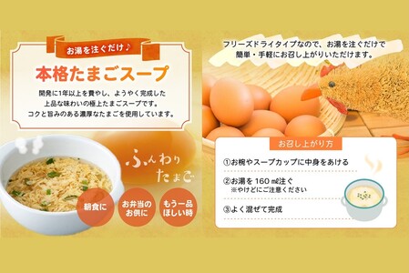 042-12 菊ちゃんの極上たまごスープ（フリーズドライ）