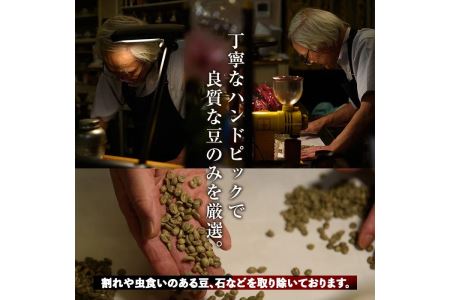 isa198 自家焙煎珈琲豆3袋(計300g・100g×3種) コーヒー coffee コーヒー豆 自家焙煎 ハンドピック 飲み比べ 飲料【工房ゆう】