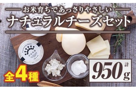 A5-04 ナチュラルチーズセット(計950g)カチョカヴァッロ、クリームチーズを詰め合わせ！【九州産直市場】