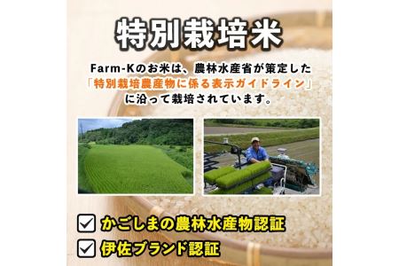 Z9-01 かめさんのお米(5kg・ひのひかり) 伊佐市 特産品 白米 精米 ヒノヒカリ【Farm-K】