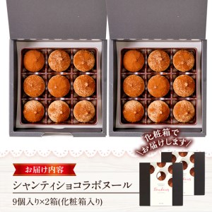 a684 生チョコトリュフ！シャンティショコラボヌール計18個(9個入り×2