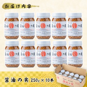 a756 醤油の実(2.5kg・250g×10本)【岩下醸造】