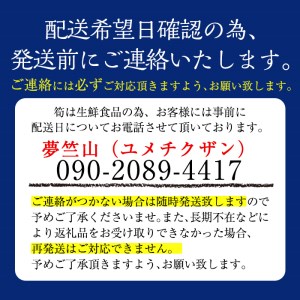 a806 ＜先行予約受付中！2024年12月下旬～2025年2月末の間に発送予定＞数量限定！早堀り筍(正味約1.5kg)【夢竺山株式会社】