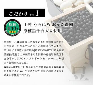 原種黒千石きな粉アイスクリーム10個入り 浦幌町 十勝うらほろおかだ農園