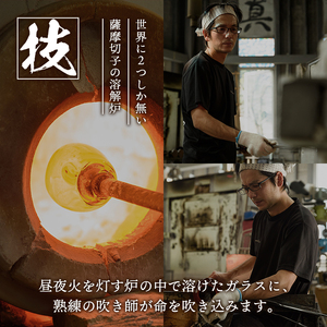 s768 《2026年限定モデル！》鹿児島県指定伝統的工芸品 薩摩黒切子酒杯「昴」 鹿児島 切子 伝統工芸品 ガラス グラス 還暦祝 結婚祝 退職祝 敬老の日 父の日 母の日 ギフト プレゼント 贈答 【薩摩びーどろ工芸】