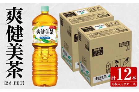 s153 爽健美茶2Lペットボトル<6本入り2ケース・計12本>【コカ・コーラボトラーズジャパン株式会社】
