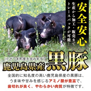 s222 《毎月数量限定》鹿児島県産黒豚ロースしゃぶしゃぶ・とんかつ(計1.1kg・しゃぶしゃぶ300g×2P、とんかつ500g) 鹿児島県産豚肉！スライスカットとトンカツカットでお料理にも使いやすい！【南九州食肉販売】