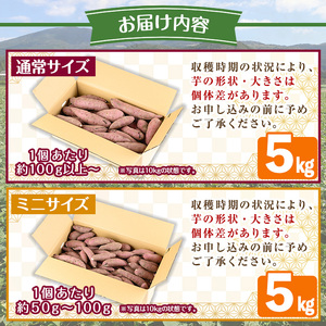 y329-C ≪通常サイズ(1個あたり100g~)≫湧水町産有機さつまいも「紅はるか」(計5kg) 国産 九州産 鹿児島産 有機栽培 サツマイモ 生芋 芋 焼き芋 やきいも べにはるか ミニ ミニサイズ 天ぷら おかず 野菜 おやつ スイーツ 旬 常温 常温保存【そのやま農園】