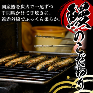 y489 国産！うなぎ白焼き(5尾・タレ付き) 国産 九州産 鰻 ウナギ 無頭 魚 魚介類 かばやき 蒲焼 蒲焼き しろやき 白焼 おかず 特産品 お土産 ギフト プレゼント 冷蔵【尾方屋】