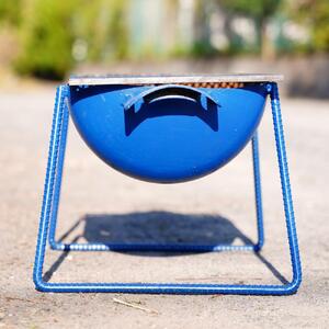 まちの鉄工所が作る バーベキューコンロ(小サイズ)色:黒