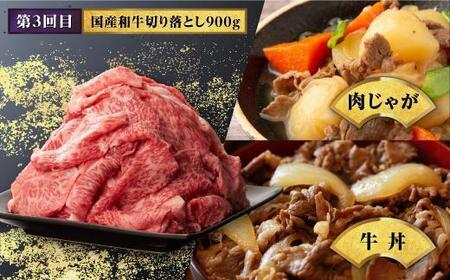 和牛 ごちそう定期便 (計3回)