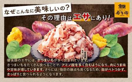 【数量限定】鹿児島県産黒豚「優美豚」うで肉　1.5kg