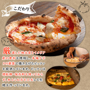 【0114703a】サクッ、もちっ！東串良のこだわり2種ナポリピッツァセット(各1枚・合計2枚) ピザ マルゲリータ クアトロフォルマッジ 詰め合わせ セット 冷凍 チーズ【グラッツェタンテ】