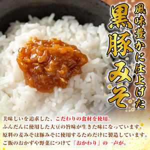 【0081316a】絶品！黒豚みそおためしセット(120g×3個) 味噌 調味料 黒豚味噌 豚味噌【村山製油】