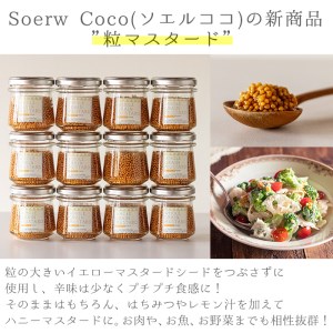 【0104204a】Soerw Cocoの粒マスタード(70g×4セット)調味料 からし 料理【Food＆SpiceSoerwCoco】